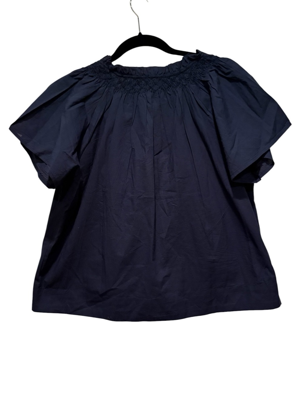 Marea by Liz Joy - Cecelia Top. Short Sleeve. NWT NEW. Navy. Cotton - Picture 7 of 12